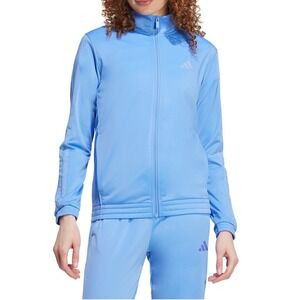 New Adidas Day Ready Track Suit Zip Jacket and Track Pants Set Light Blue Medium